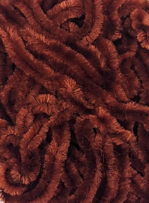 Hareline Dubbin Chenille Brown / Fine Chenilles, Body Materials