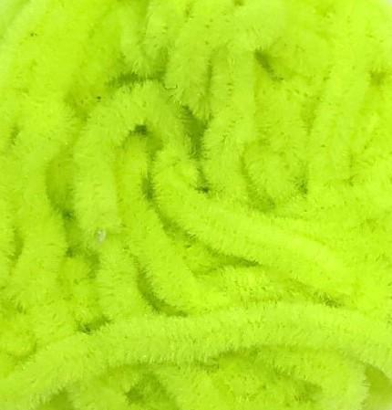 Hareline Dubbin Chenille Fl Green / Medium Chenilles, Body Materials