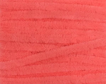 Hareline Dubbin Chenille Fl Shrimp Pink / Fine Chenilles, Body Materials