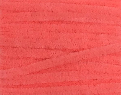 Hareline Dubbin Chenille Fl Shrimp Pink / Fine Chenilles, Body Materials