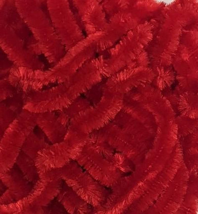 Hareline Dubbin Chenille Red / Large Chenilles, Body Materials