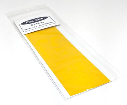 Hareline Dubbin Fino Skin Yellow Legs, Wings, Tails