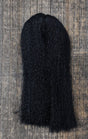 Hareline Dubbin Ice Fur Black Flash, Wing Materials