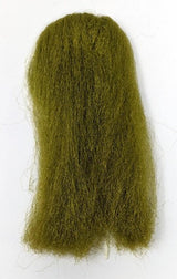 Hareline Dubbin Ice Fur Olive Flash, Wing Materials