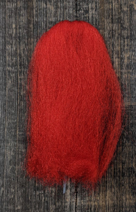 Hareline Dubbin Ice Fur Red Flash, Wing Materials