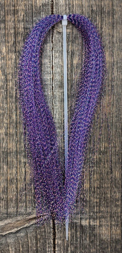 Hareline Dubbin Krystal Flash Purple Flash, Wing Materials