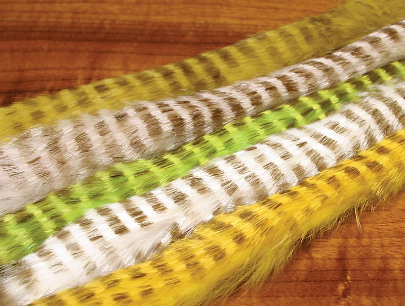 Hareline Dubbin Magnum Tiger Barred Rabbit Strips