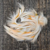 Hareline Dubbin Micro Groovy Bunny Strip Gold - Orange - White #5 Hair, Fur