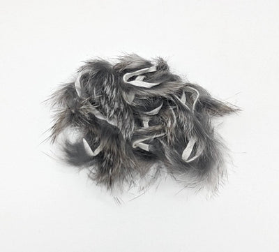 Hareline Dubbin Micro Rabbit Strips Chinchilla Hair, Fur