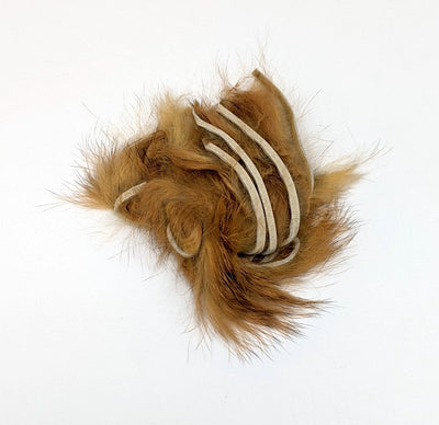 Hareline Dubbin Micro Rabbit Strips Gold Variant Hair, Fur