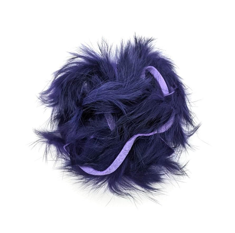 Hareline Dubbin Micro Rabbit Strips Purple Hair, Fur