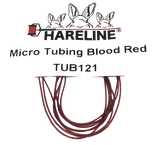 Hareline Dubbin Micro Tubing Blood Red Chenilles, Body Materials