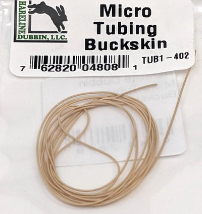 Hareline Dubbin Micro Tubing Buckskin Chenilles, Body Materials