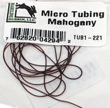 Hareline Dubbin Micro Tubing Mahogany Chenilles, Body Materials