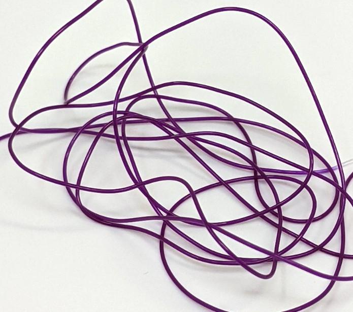 Hareline Dubbin Micro Tubing Purple Chenilles, Body Materials