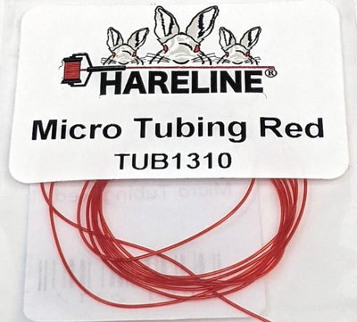 Hareline Dubbin Micro Tubing Red Chenilles, Body Materials