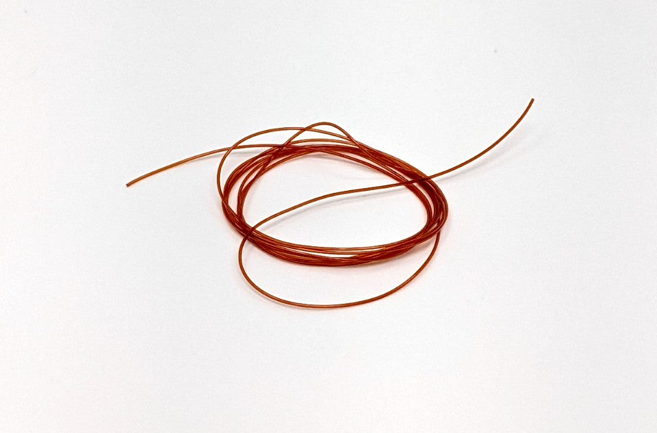 Hareline Dubbin Micro Tubing Rust Chenilles, Body Materials