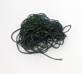 Hareline Dubbin Midge Diamond Braid Black Chenilles, Body Materials