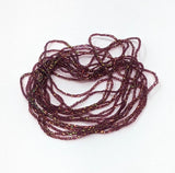 Hareline Dubbin Midge Diamond Braid Claret Chenilles, Body Materials