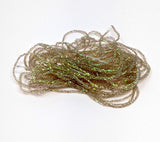 Hareline Dubbin Midge Diamond Braid Olive Dun Chenilles, Body Materials