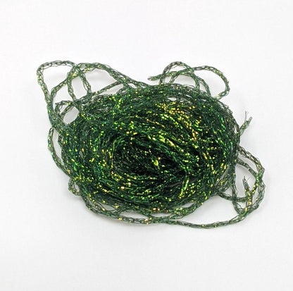 Hareline Dubbin Midge Diamond Braid Peacock Chenilles, Body Materials