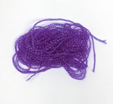 Hareline Dubbin Midge Ice Braid Purple Chenilles, Body Materials