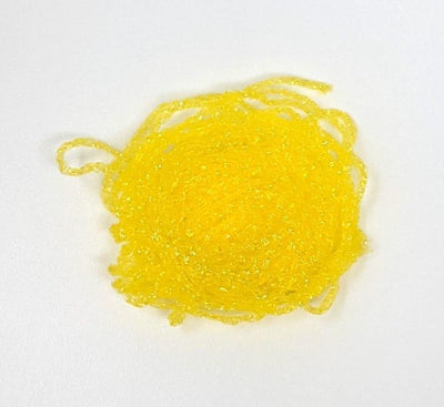 Hareline Dubbin Midge Ice Braid Yellow Chenilles, Body Materials