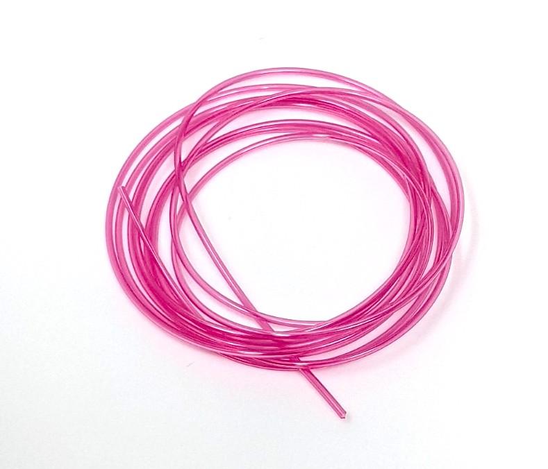 Hareline Dubbin Midge Tubing Pink Chenilles, Body Materials