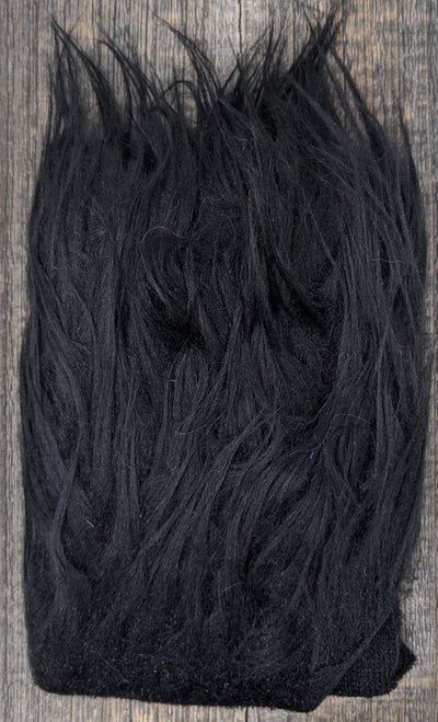 Hareline Dubbin Pseudo Hair Black #11 Flash, Wing Materials
