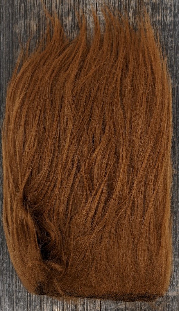 Hareline Dubbin Pseudo Hair Orangutan Rust 