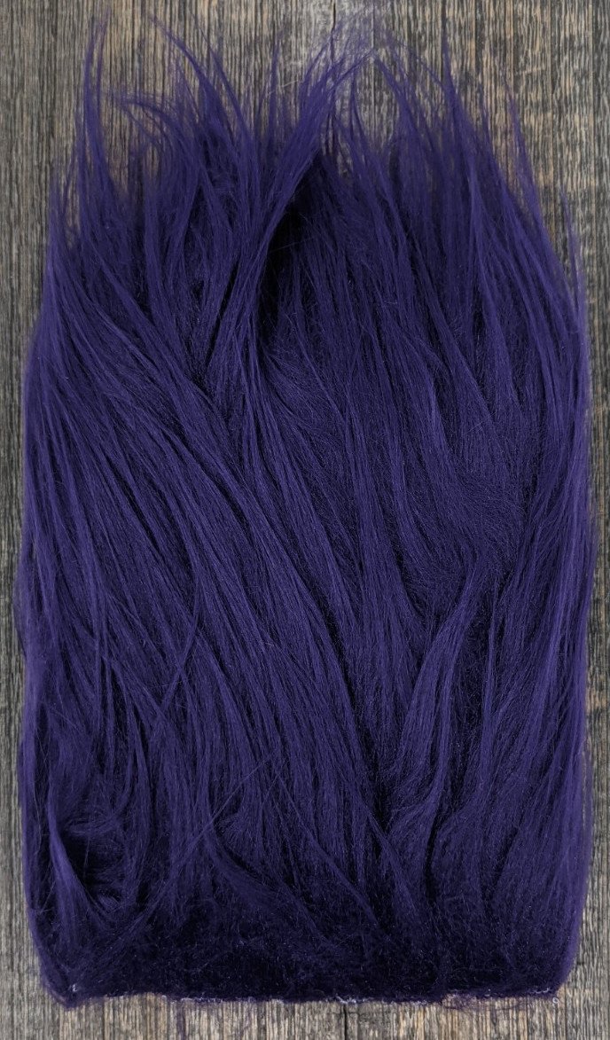 Hareline Dubbin Pseudo Hair Purple Flash, Wing Materials