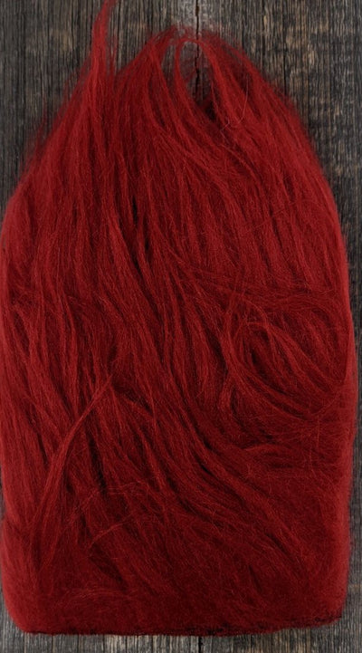 Hareline Dubbin Pseudo Hair Red Flash, Wing Materials
