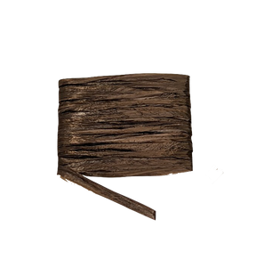 Hareline Dubbin Swiss Straw Dark Brown Flash, Wing Materials