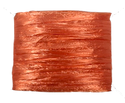 Hareline Dubbin Swiss Straw Orange Flash, Wing Materials