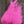 Hareline Dyed Deer Belly Hair Hot Pink Hair, Fur
