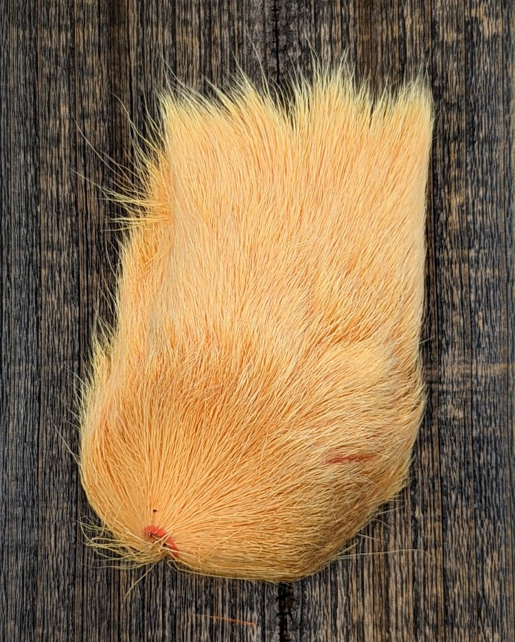 Hareline Dyed Deer Belly Hair Salmon Hair, Fur