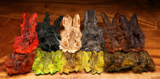 Hareline Dyed Grade #1 Hare's Mask Hair, Fur