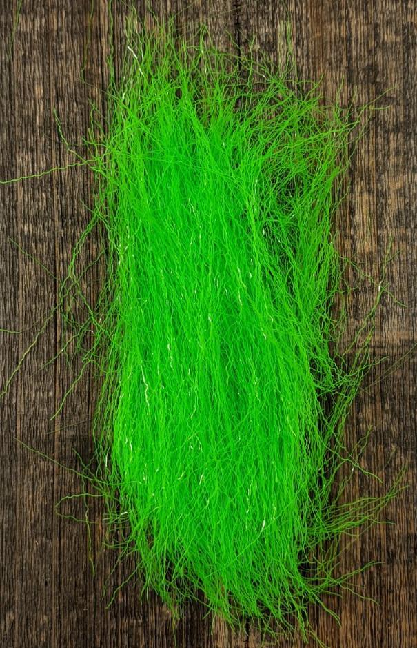 Hareline Electric Ripple Ice Fiber #127 Fl. Chartreuse Flash, Wing Materials