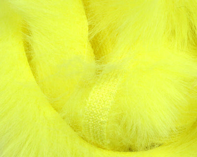 Hareline Extra Select Craft Bunny Strip Fl Yellow Chartreuse Hair, Fur