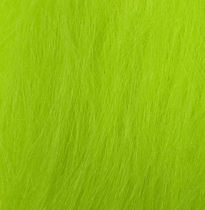 Hareline Extra Select Craft Fur Chartreuse Hair, Fur