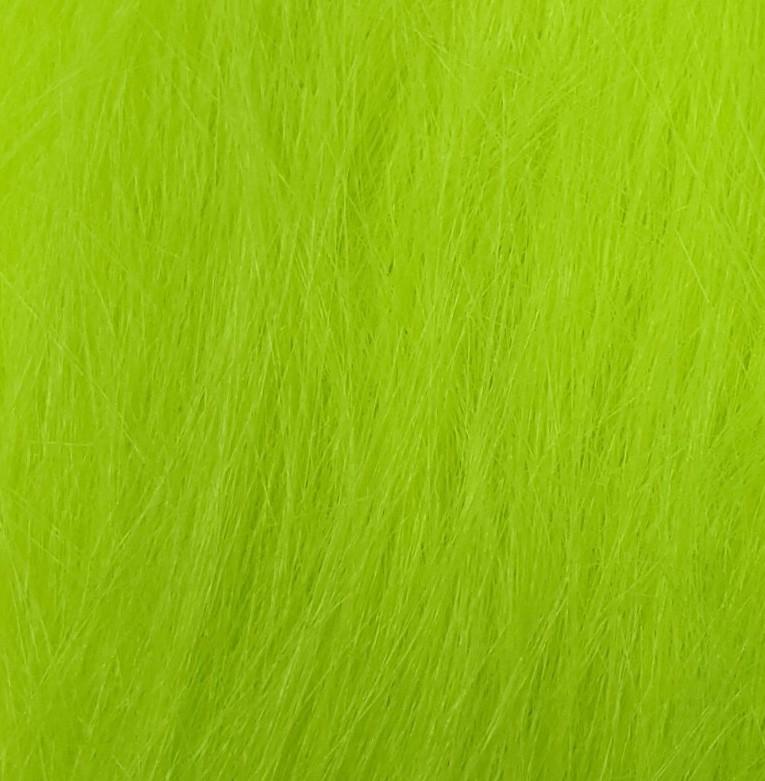 Hareline Extra Select Craft Fur Chartreuse Hair, Fur