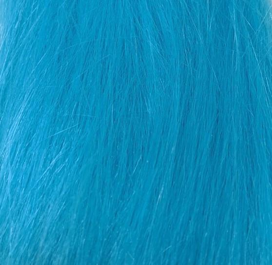 Hareline Extra Select Craft Fur Fl Blue Hair, Fur