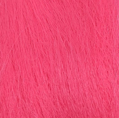 Hareline Extra Select Craft Fur Hot Pink Hair, Fur