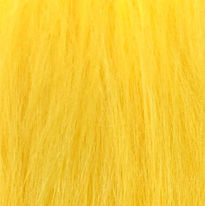 Hareline Extra Select Craft Fur Yellow Hair, Fur
