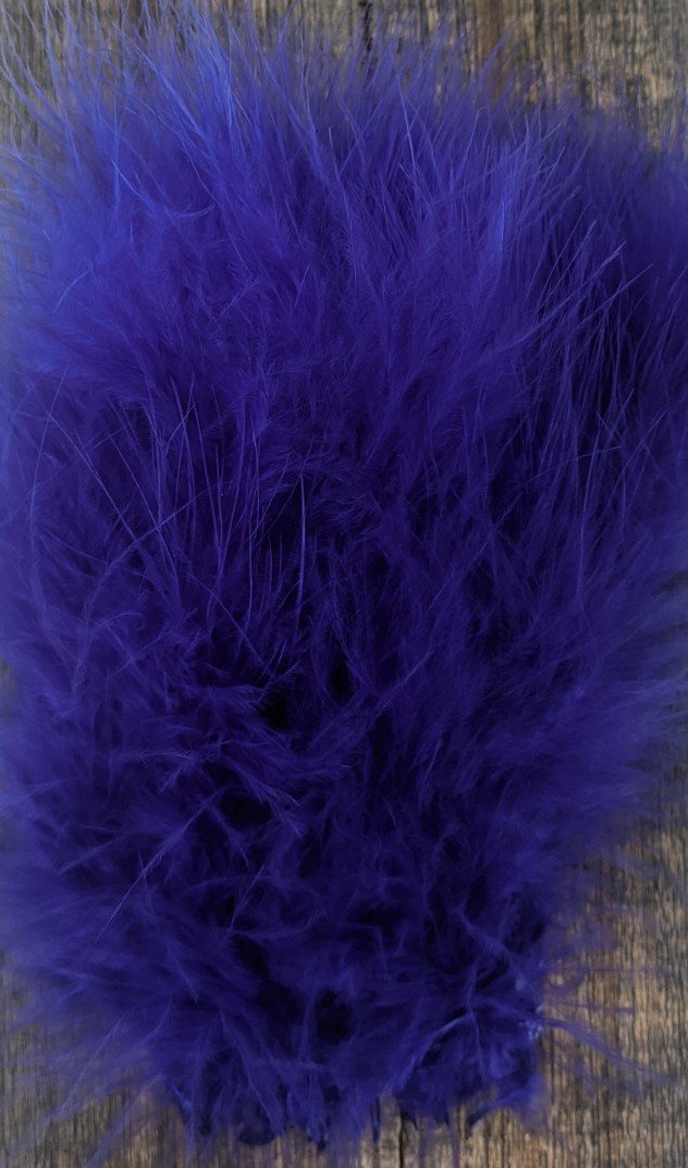 Hareline Extra Select Marabou Bright Purple Saddle Hackle, Hen Hackle, Asst. Feathers