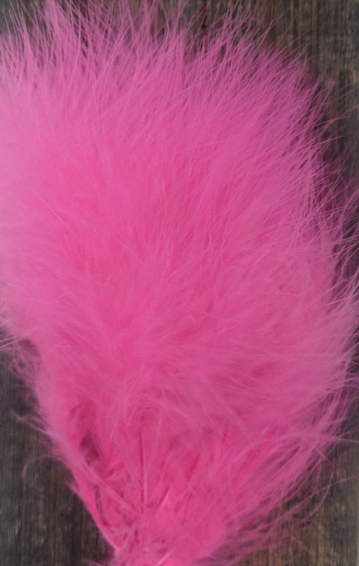 Hareline Extra Select Marabou Hot Pink Saddle Hackle, Hen Hackle, Asst. Feathers