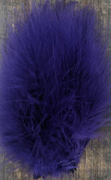 Hareline Extra Select Marabou Purple Saddle Hackle, Hen Hackle, Asst. Feathers