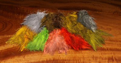 Vintage Creative Angler Black Brown Marabou Ostrich Fly Tying Luree  Feathers 2pk