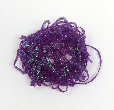 Hareline Flat Diamond Braid Purple Chenilles, Body Materials