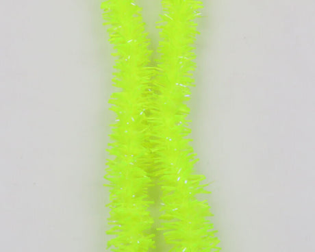Hareline Flexi Squishenille Large / UV Fl Yellow Chartreuse #143 Chenilles, Body Materials